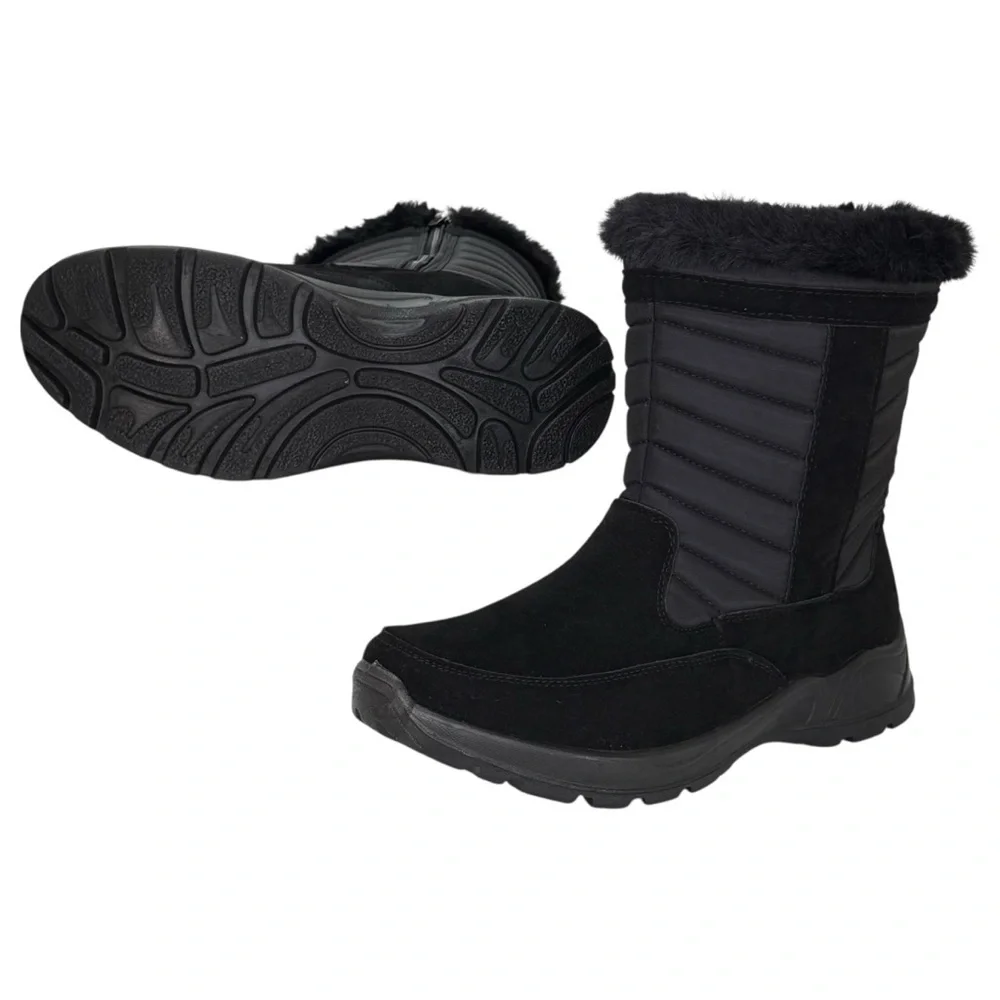 Easy Street Frazer Black Waterproof Womens Boots Size 7.5M